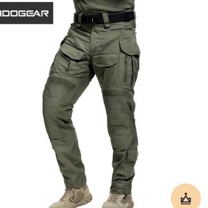IDOGEAR G5 Men's Tactical Cargo Pants in Olive Green 36